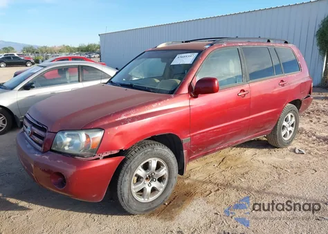 2004 Toyota Highlander V6 из США, поврежденный, VIN JTEDP21A540037899